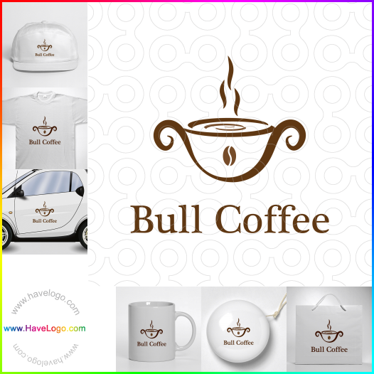 Koop een Bull Coffee logo - ID:66713