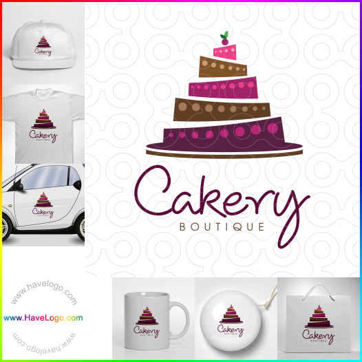 Compra un diseño de logo de Cakery Boutique 61201