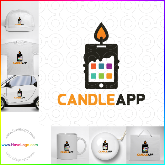 Koop een Candle App logo - ID:65251