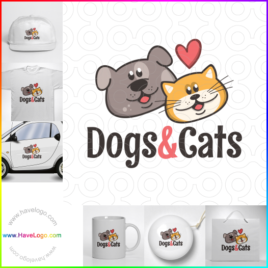 Koop een Honden en katten logo - ID:61423