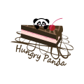Logo Panda affamato