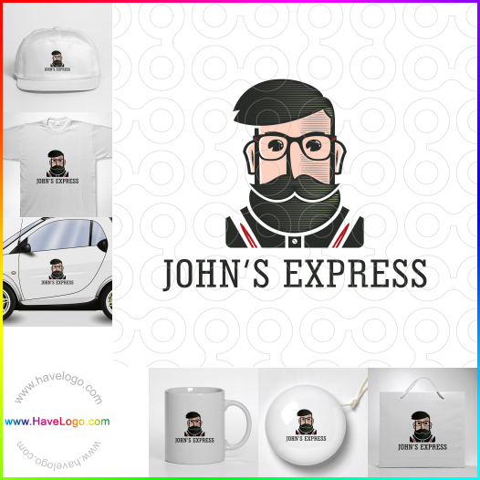 Compra un diseño de logo de Johns Express 67418