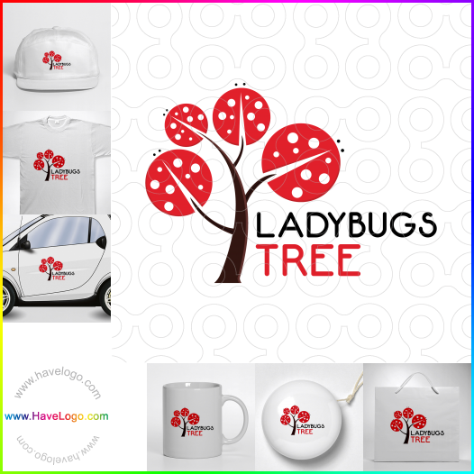 Koop een Lieveheersbeestjes Tree logo - ID:62127