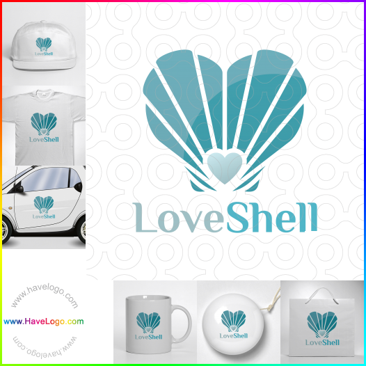 Koop een Love Shell logo - ID:63442