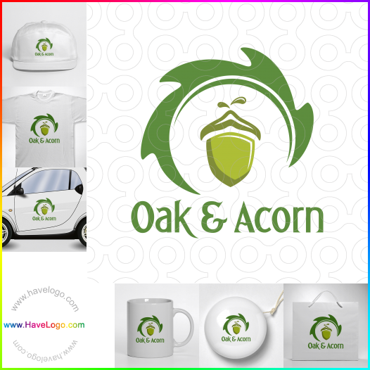 Koop een Eik & Acorn logo - ID:61266