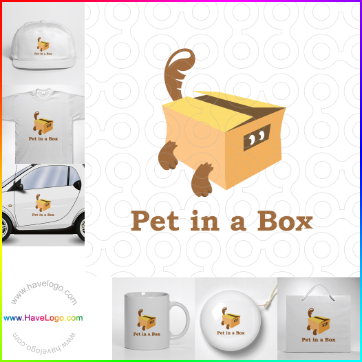 Compra un diseño de logo de Pet in a Box 61945