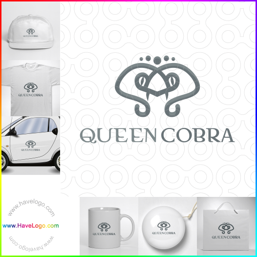 Compra un diseño de logo de Queen Cobra 64070
