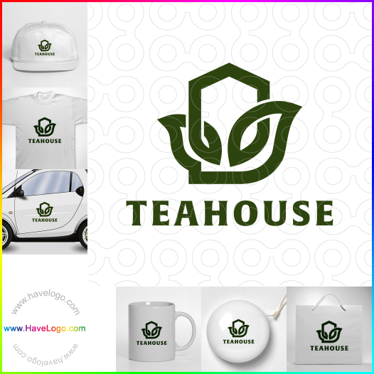 Compra un diseño de logo de Casa de té 62165