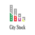 Logo agent urbain,agent immobilier,paysage urbain