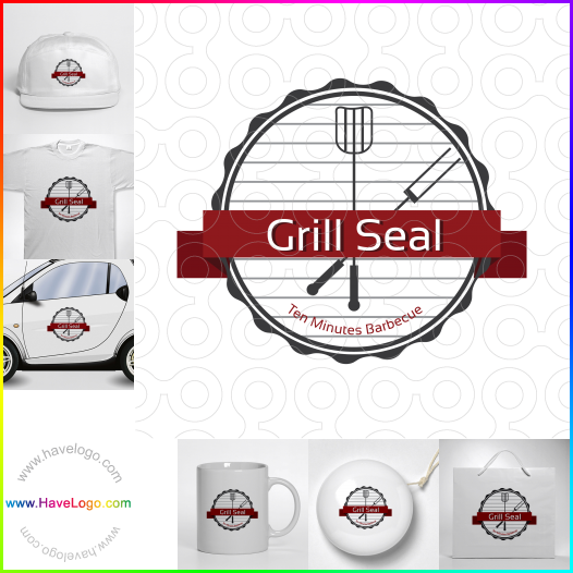 Koop een grill logo - ID:32243