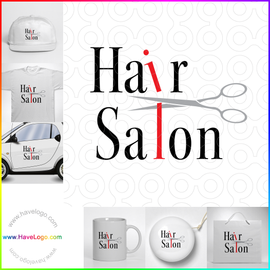 Acheter un logo de coupe de cheveux - 25556