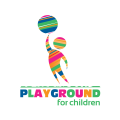 Logo aire de jeux pour enfants