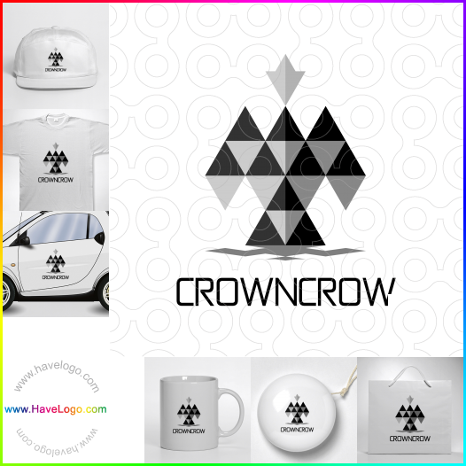 Koop een Crown Crow logo - ID:60347