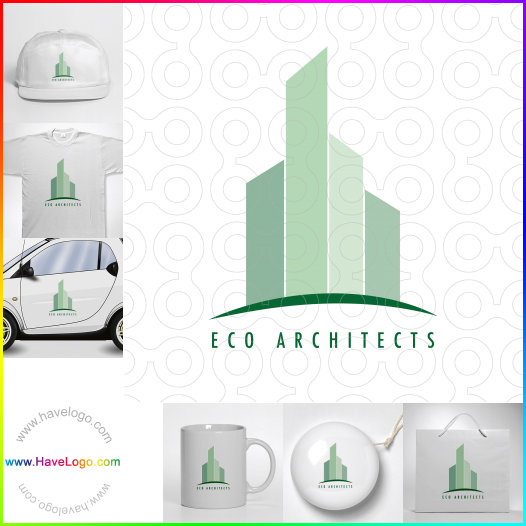 Koop een Eco Architects logo - ID:66127