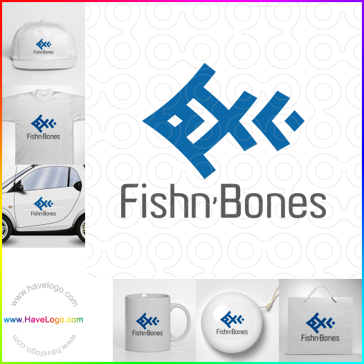Compra un diseño de logo de FishnBones 66839