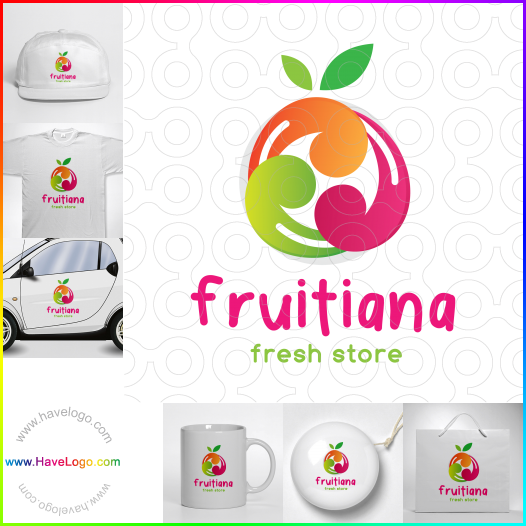 Compra un diseño de logo de Fruitiana 66451