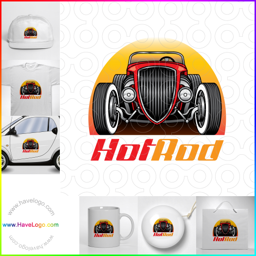 Compra un diseño de logo de Hotrod 67339