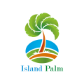logo de Island Palm
