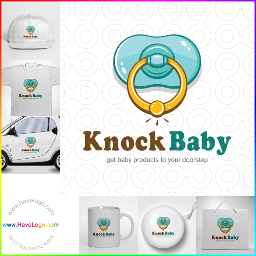 Compra un diseño de logo de Knock Baby 64533