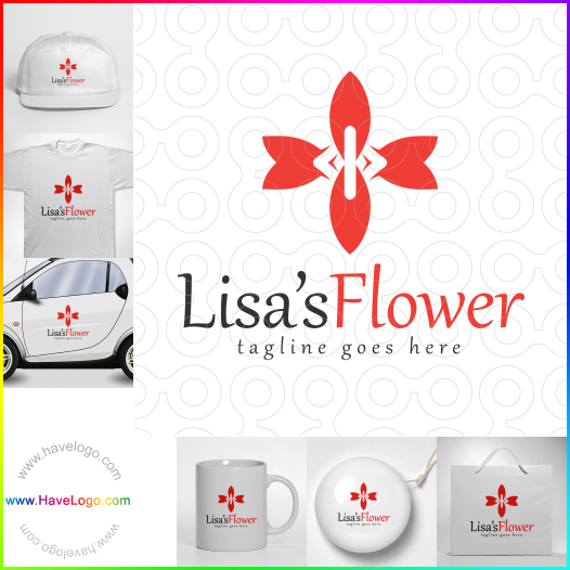 Compra un diseño de logo de Lisas Flower 64294