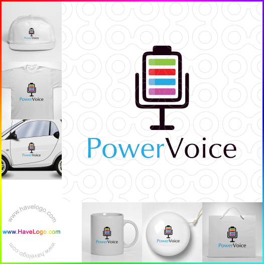 Compra un diseño de logo de Power Voice 63097