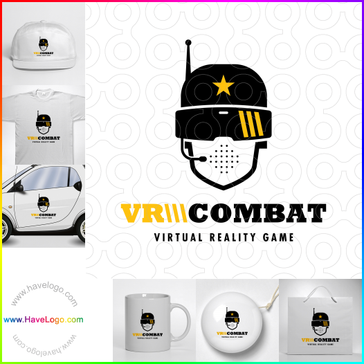 Acquista il logo dello Virtual Reality Combat 60896