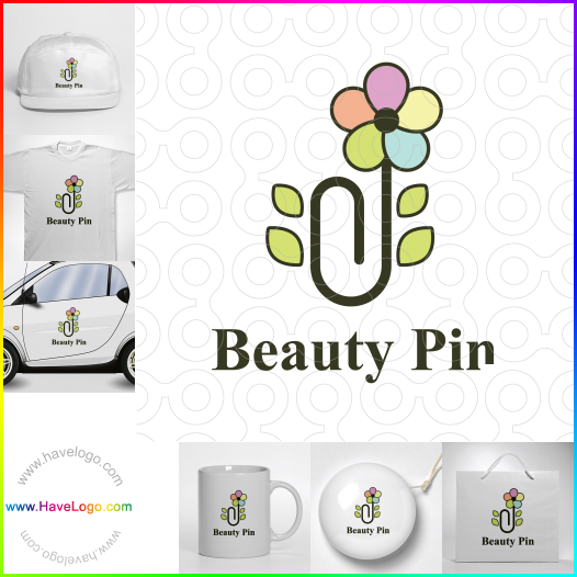 Acquista il logo dello beauty pin 64525