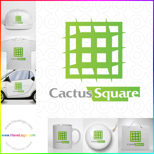 Acheter un logo de cactus - 6977