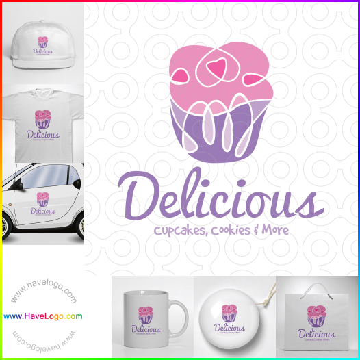 Compra un diseño de logo de cupcakes 24350