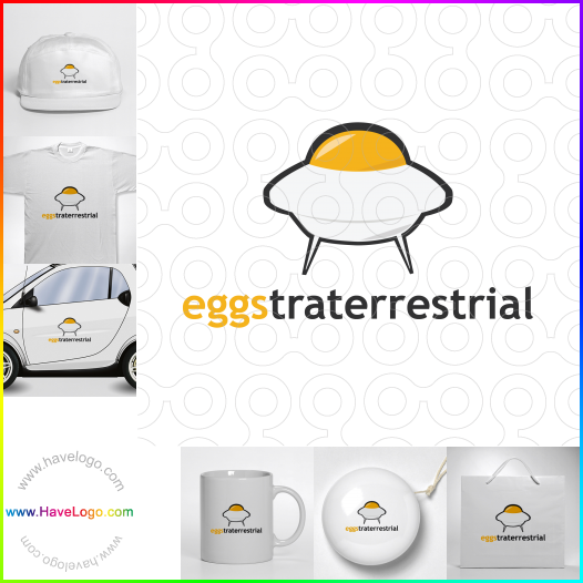 Compra un diseño de logo de huevo 13348