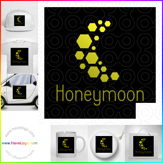 Koop een honingraat logo - ID:39524