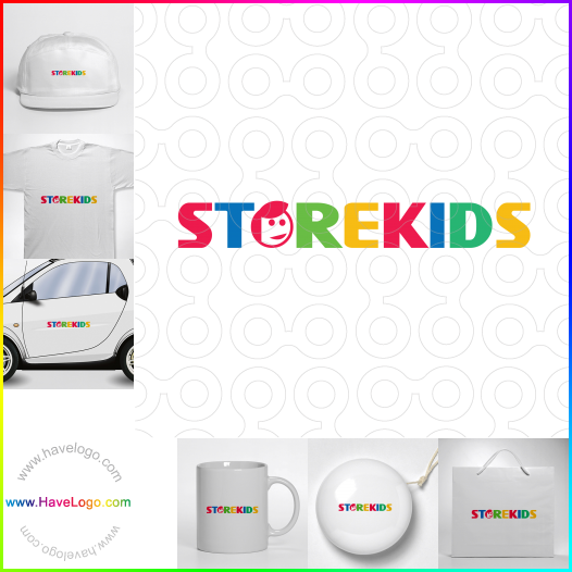 Koop een kinderen winkel logo - ID:22544