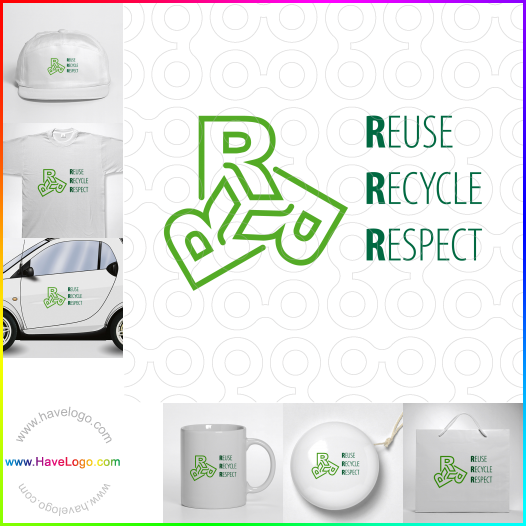 Acquista il logo dello riciclaggio 6802