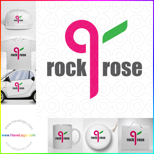Acheter un logo de rose - 34102