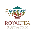 Logo negozio di tè