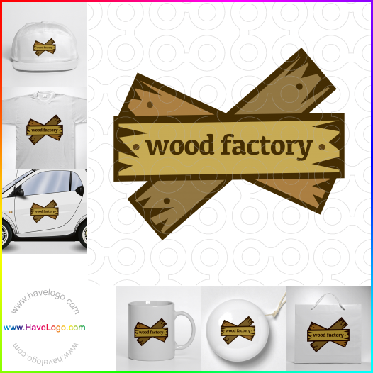 Koop een hout logo - ID:24643