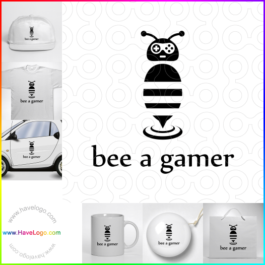 Compra un diseño de logo de Bee a Gamer 63064