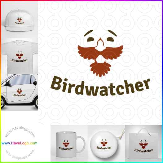 Compra un diseño de logo de Observador de aves 62125