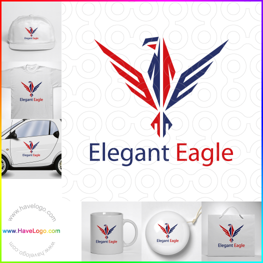 Compra un diseño de logo de Elegant Eagle 66107