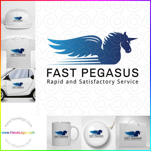 Koop een Fast Pegasus logo - ID:64331