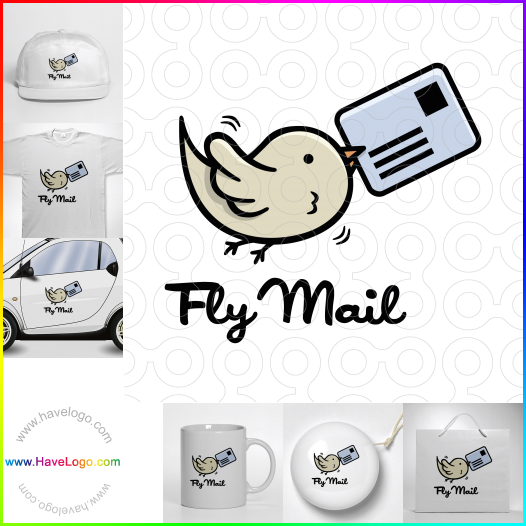Compra un diseño de logo de Fly Mail 67324