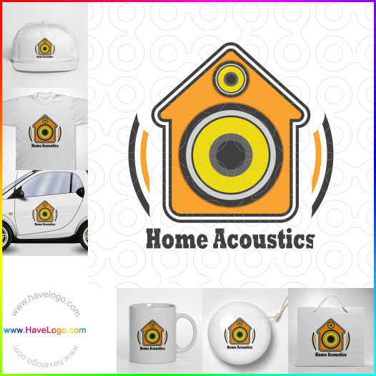 Compra un diseño de logo de Acústica en el hogar 64128