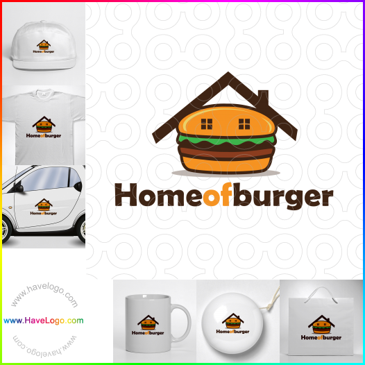 Compra un diseño de logo de Hogar de la hamburguesa 65763