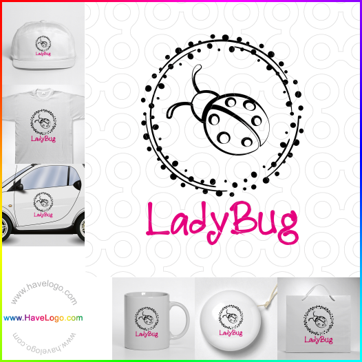 Compra un diseño de logo de LadyBug 65029