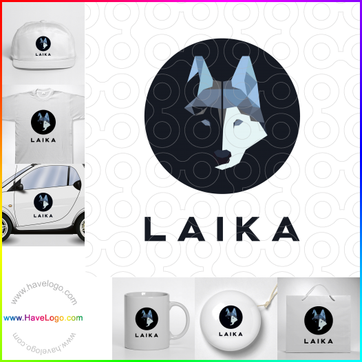 Compra un diseño de logo de Laika 60736