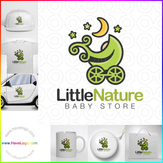 Compra un diseño de logo de Little Nature Baby Store 62246