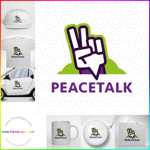 Compra un diseño de logo de PeaceTalk 60729