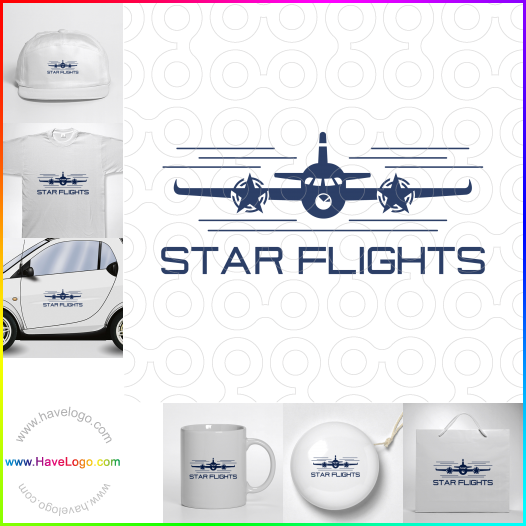 Koop een Star Flights logo - ID:66027