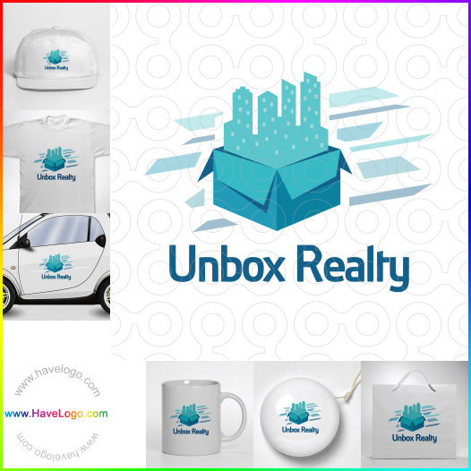 Koop een Unbox Realty logo - ID:63587