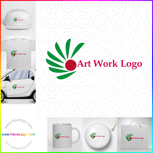 Acheter un logo de entreprises de travaux dart - 23953